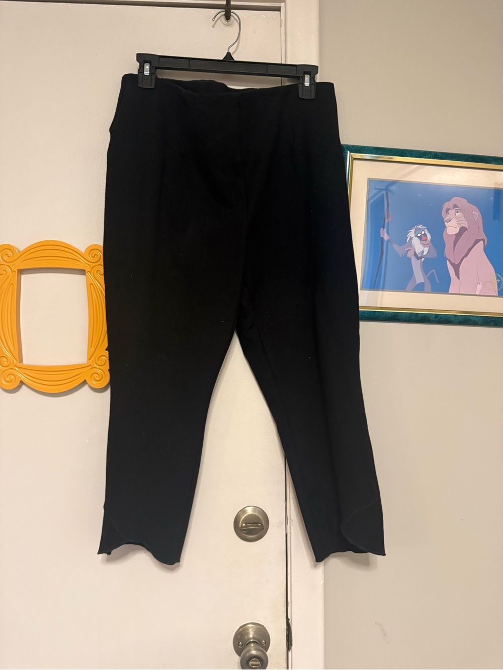 Black Women’s Pull-On Crop Pants slim factor xl